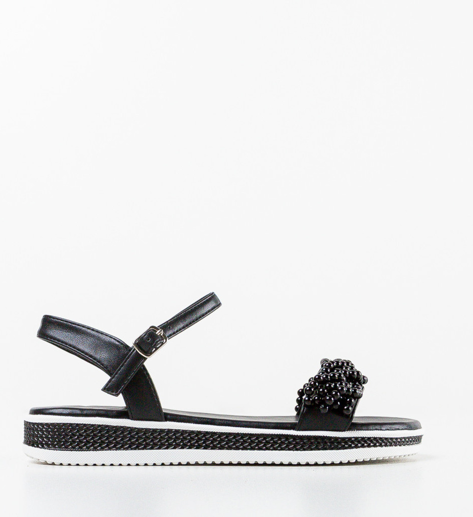 Sandale Dama Negre Lorai | Eleganță și Confort - imagine 4