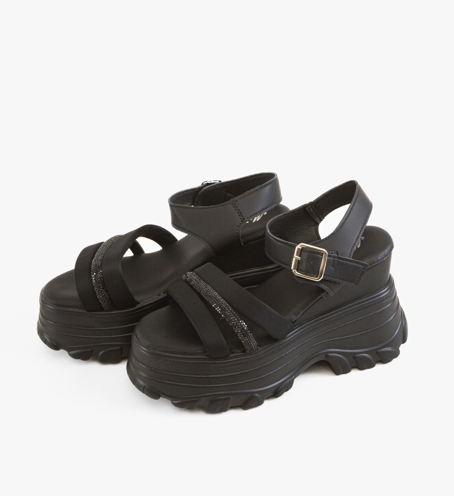 Platforme Dama Bremio Negre - Eleganță și Confort - imagine 5