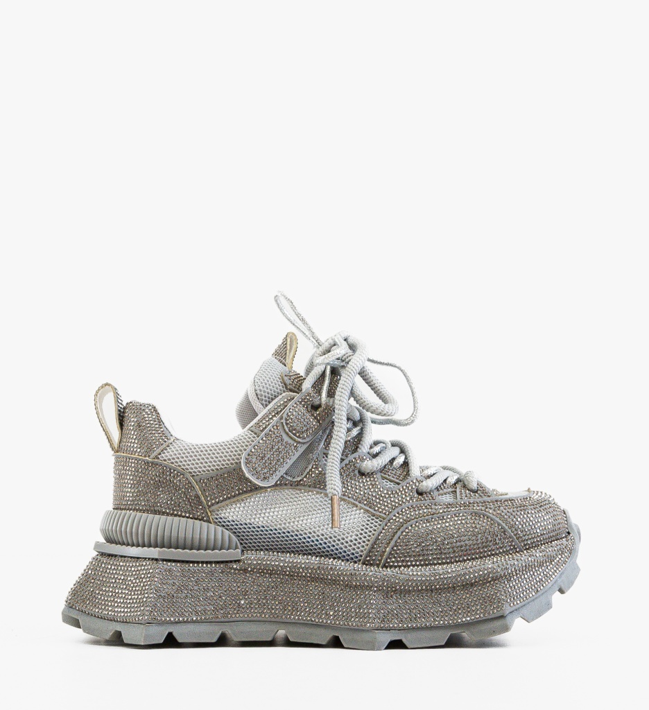 Sneakers Dama Kombat Gri - Stil și Confort - imagine 8