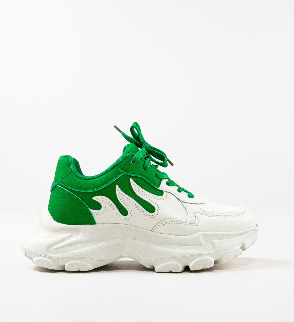 Sneakers Dama Fayar Albi - Confort și Stil - imagine 4