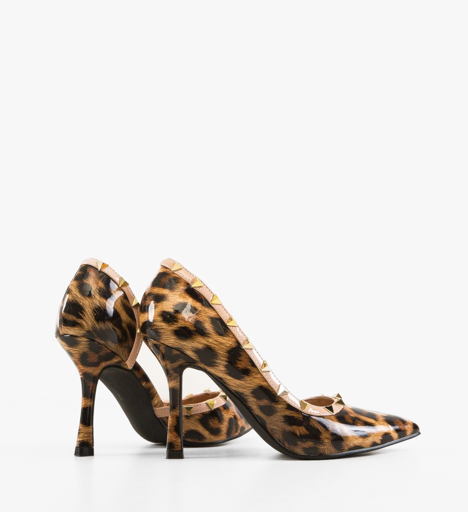 Pantofi Dama Jamshid Animal Print | Stil Unic - imagine 3