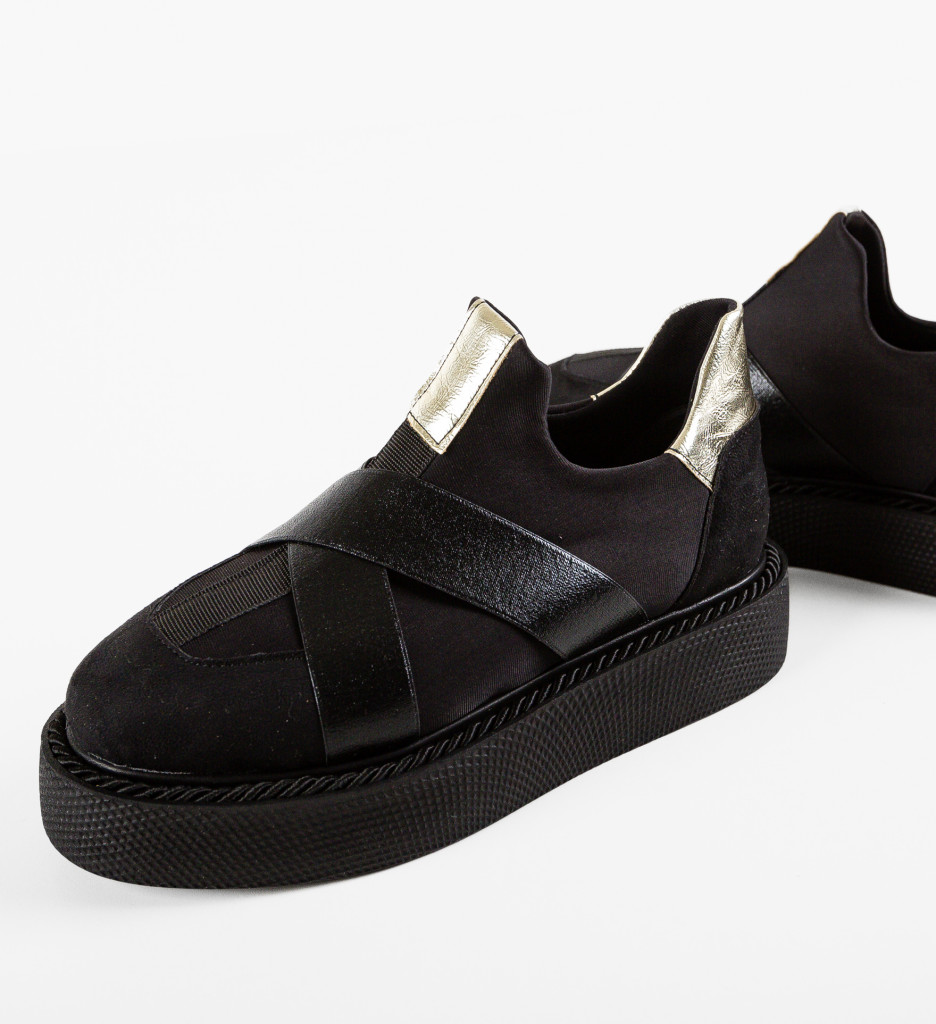 Pantofi Casual Buubu Negri - Confort și Stil - imagine 11