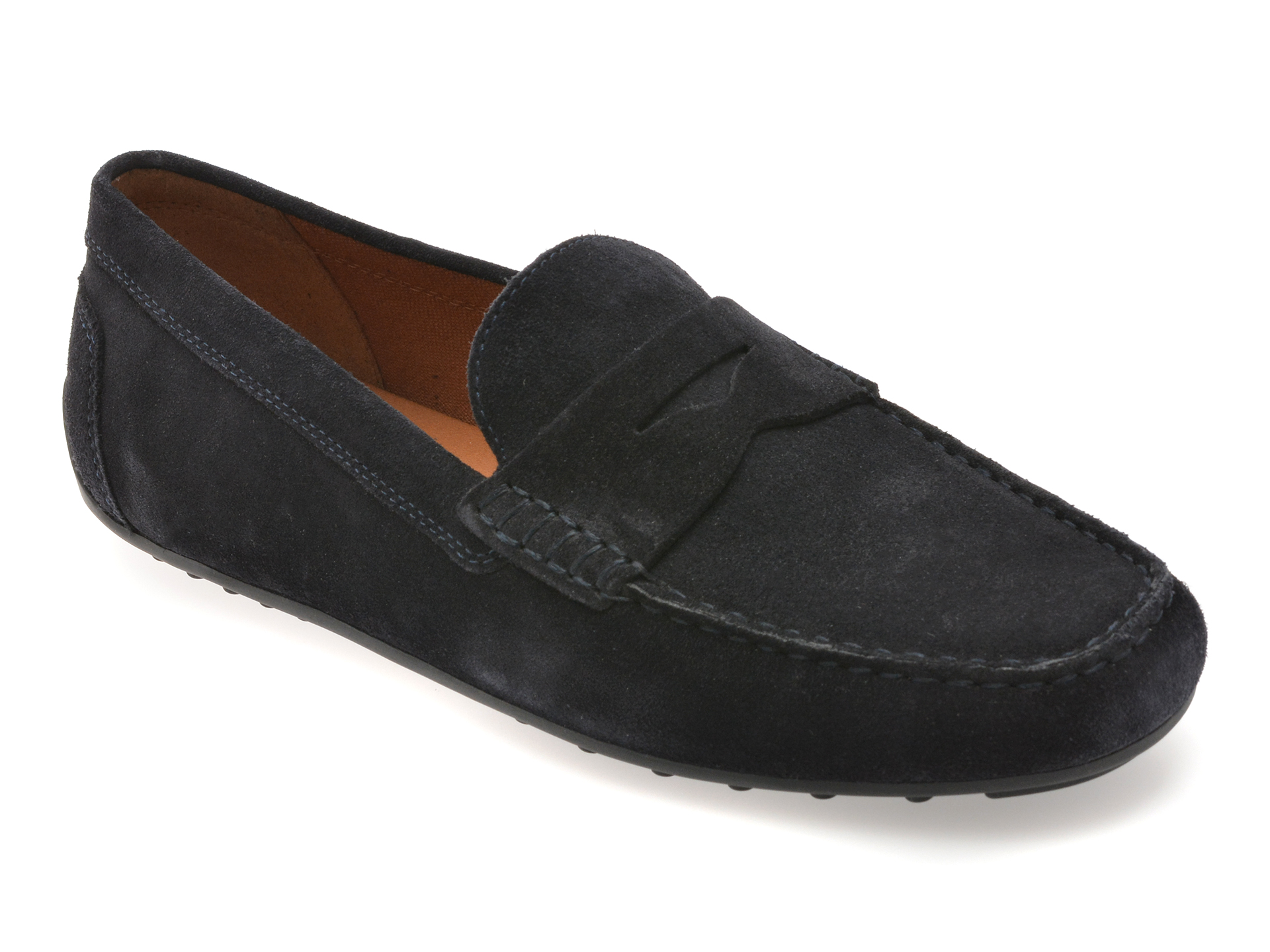 Mocasini GEOX U653KB Bleumarin Piele Întoarsă