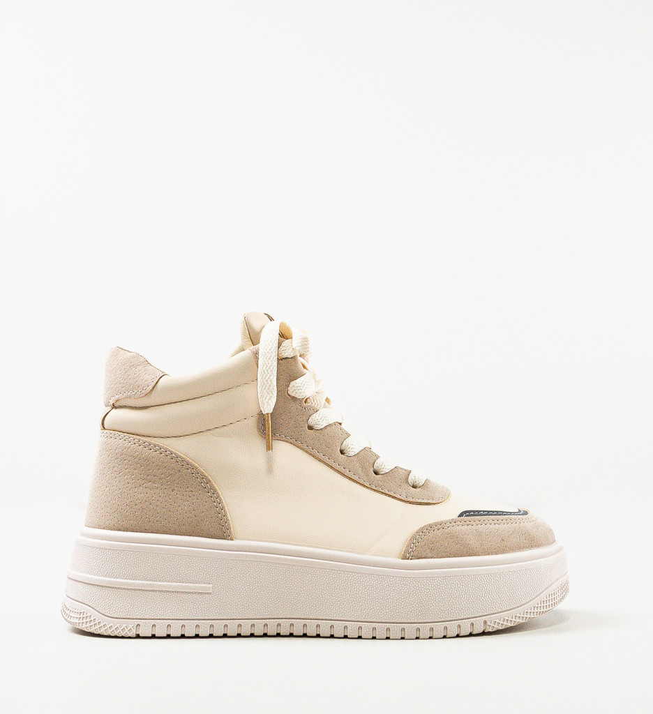 Sneakers Dama Sedio Bej | Confort și Stil - imagine 6