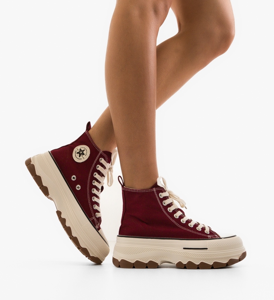 Sneakers Dama Puss Grena - Confort și Stil - imagine 3