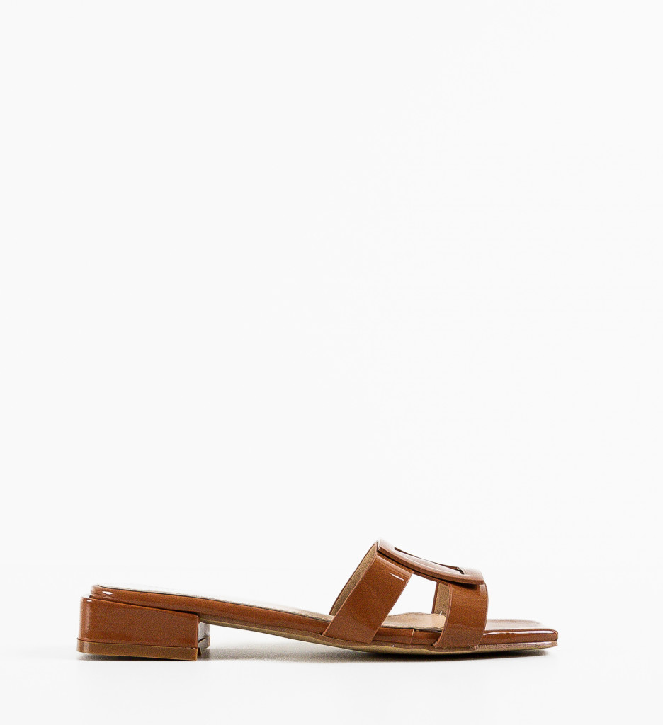 Papuci Dama Nitya Camel - Confort și Eleganță - imagine 4