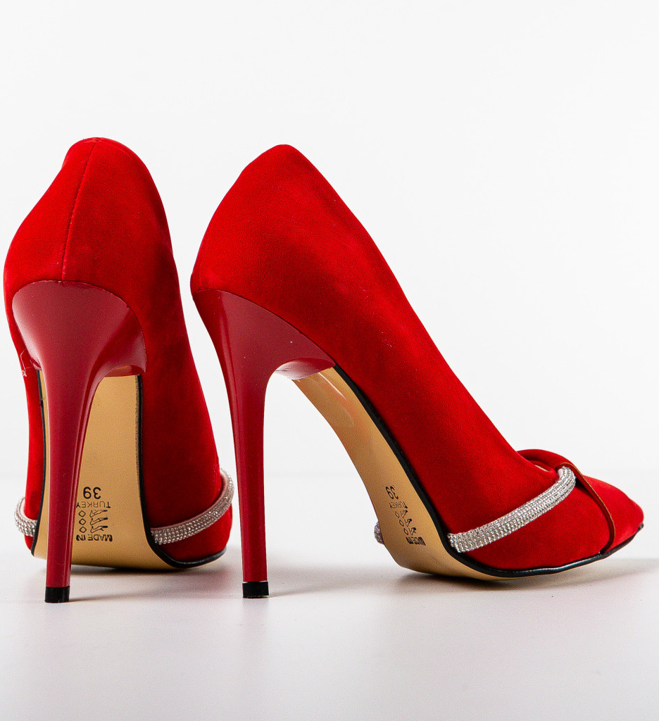 Pantofi Opect Rosii cu Toc - Eleganță și Stil - imagine 4