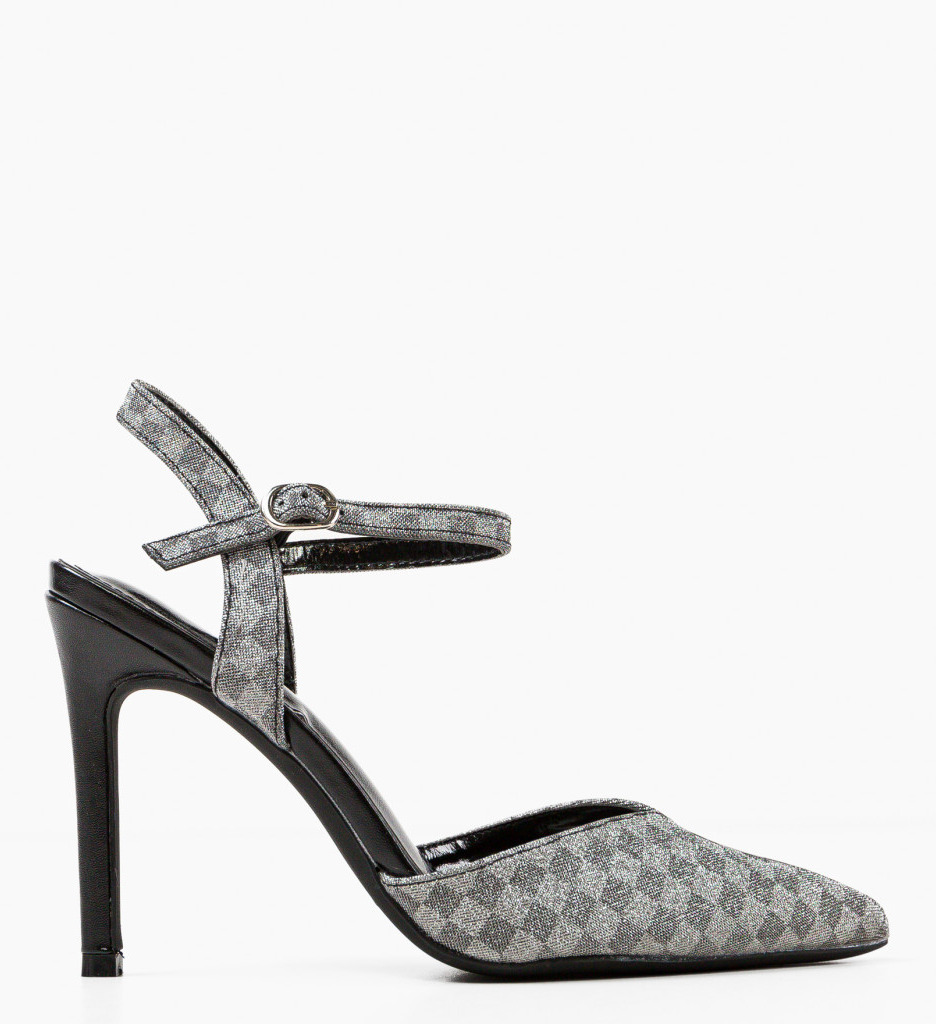 Pantofi dama Valborg Negri cu Toc Eleganți - imagine 4