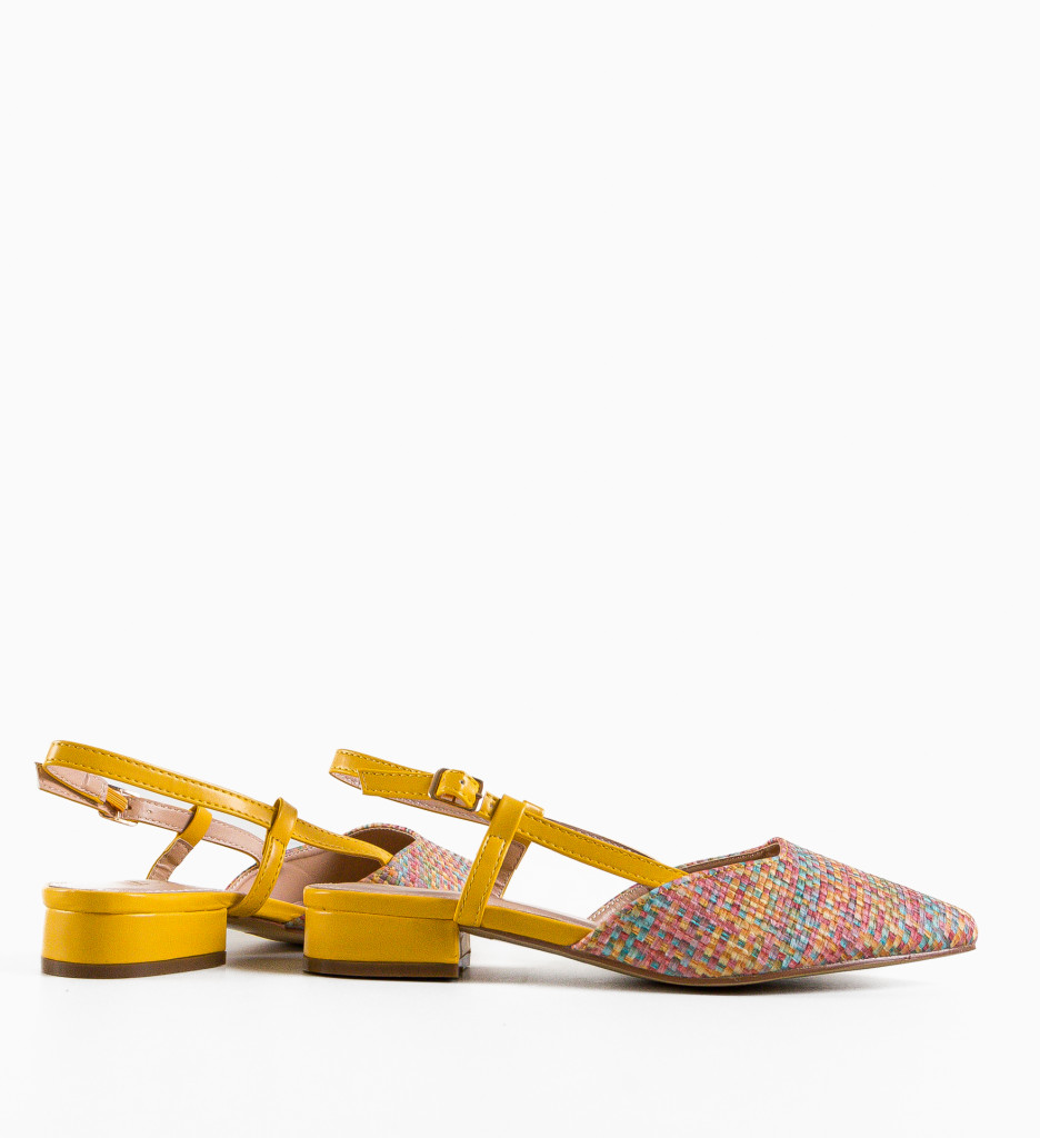 Pantofi Casual Nireh Galbeni | Confort și Stil - imagine 3
