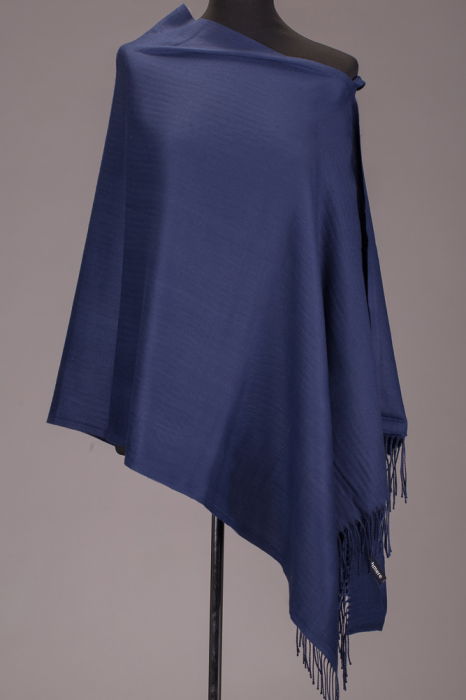 Esarfă Bleumarin Cashmere Shopika | Eleganță