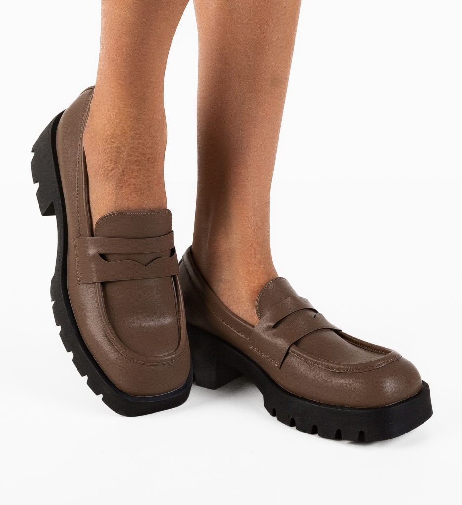 Pantofi Casual Madison Khaki - Confort și Stil - imagine 2