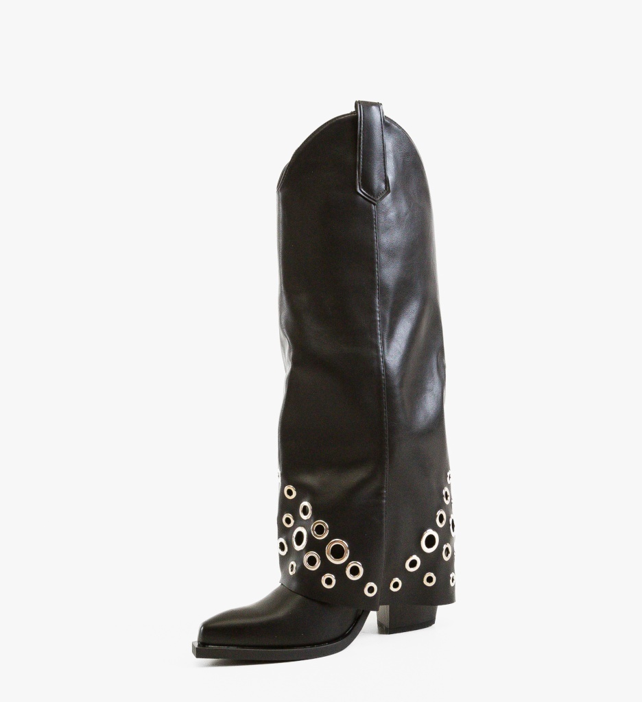 Cizme Dama Pakren Negre Elegante | Depurtat - imagine 3