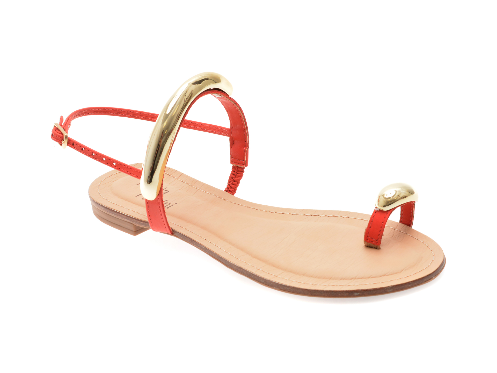Sandale FLAVIA PASSINI rosii din piele