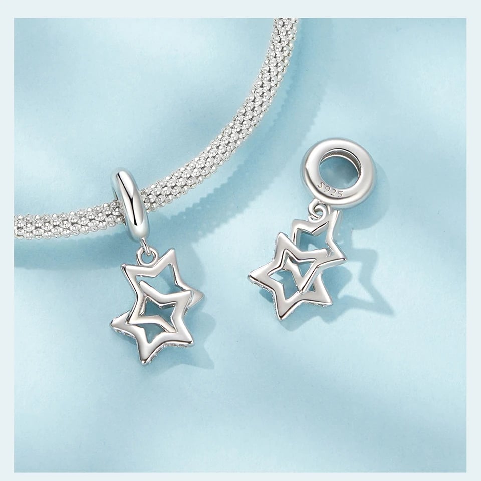 Charm Stelute Argint Delis | Strălucire Premium - imagine 4