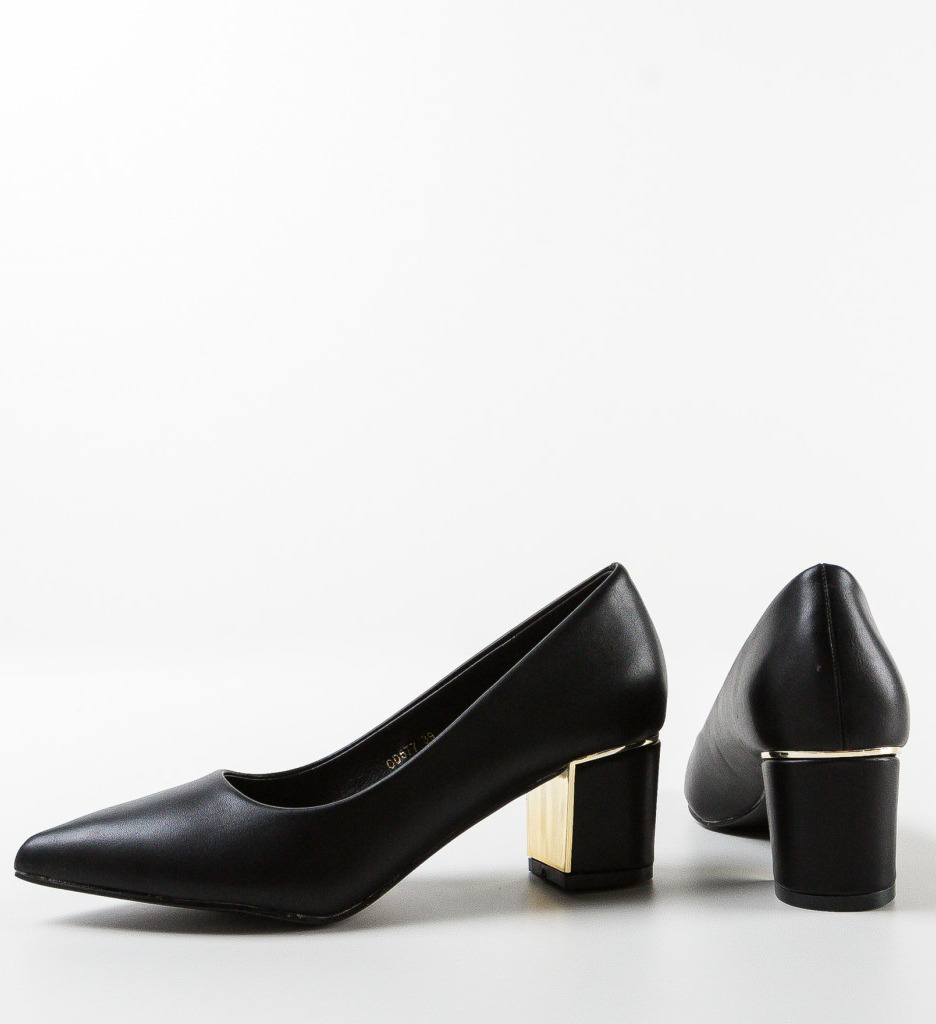 Pantofi Dama Gavin Negru | Eleganță Asigurată - imagine 6