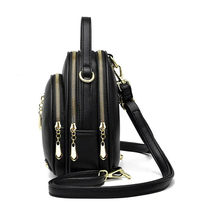 Rucsac Geanta Femei Delis Perdita GT3054, Roz, Piele Eco - imagine 5