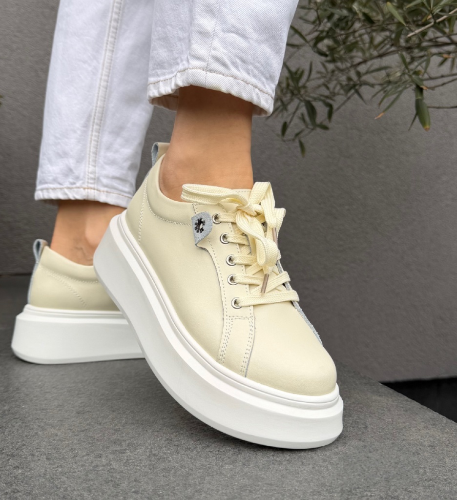 Pantofi Casual Nuandre Bej - Confort și Stil - imagine 8