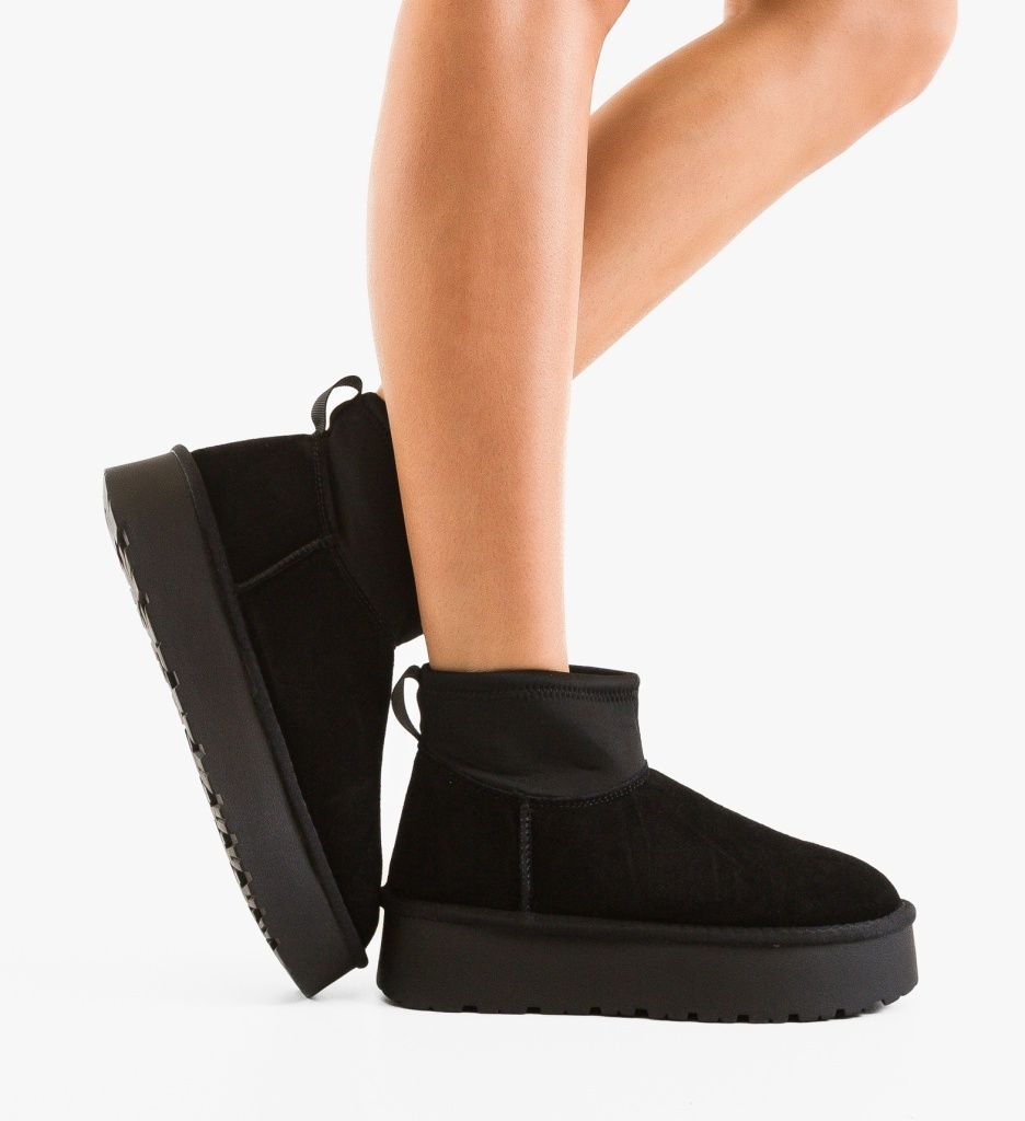 Cizme Ug Parfect Negre Depurtat - Confort Maxim