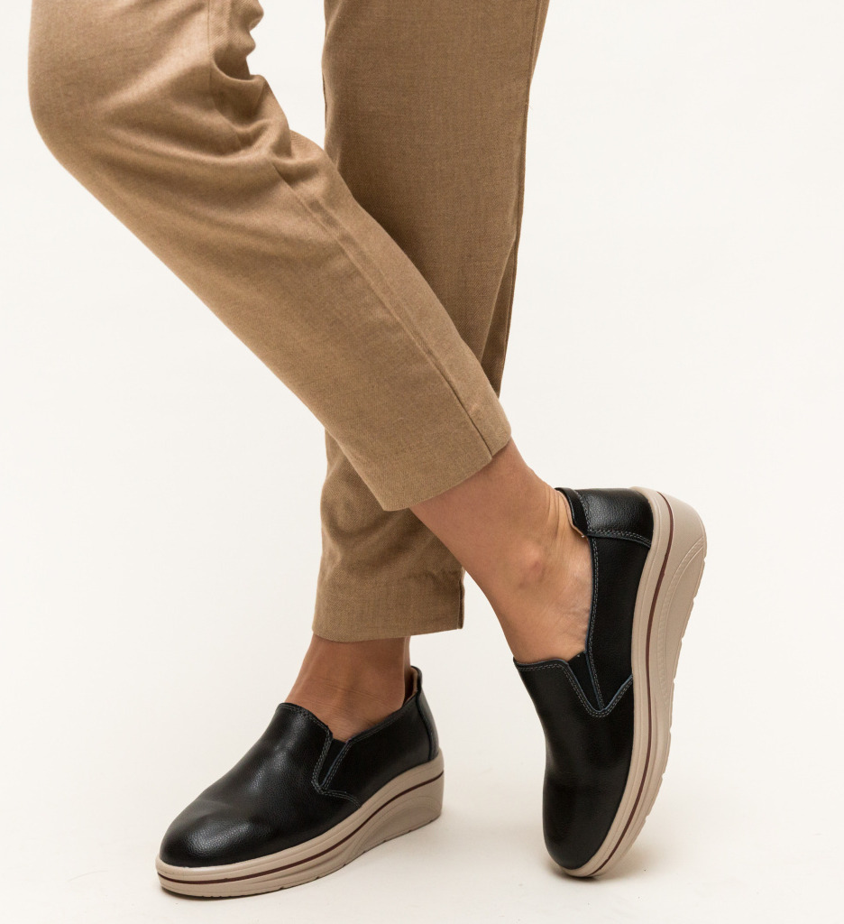 Pantofi Casual Alpino Negri | Stil și Confort