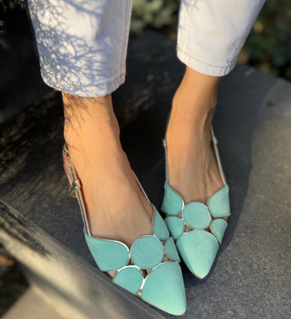 Pantofi Dama Xquenda Verzi Eleganți