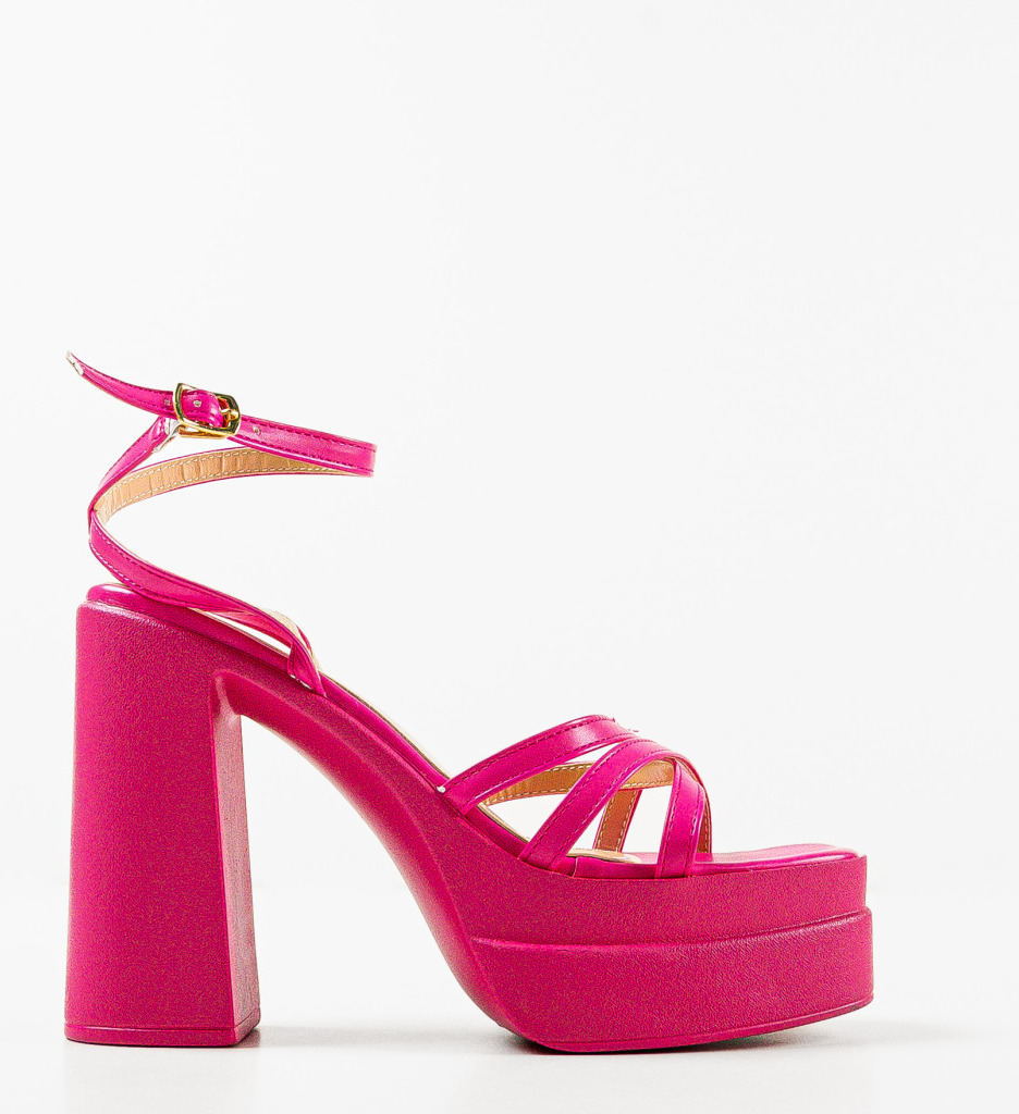 Sandale Shreya Fuchsia | Eleganță și Stil - imagine 5