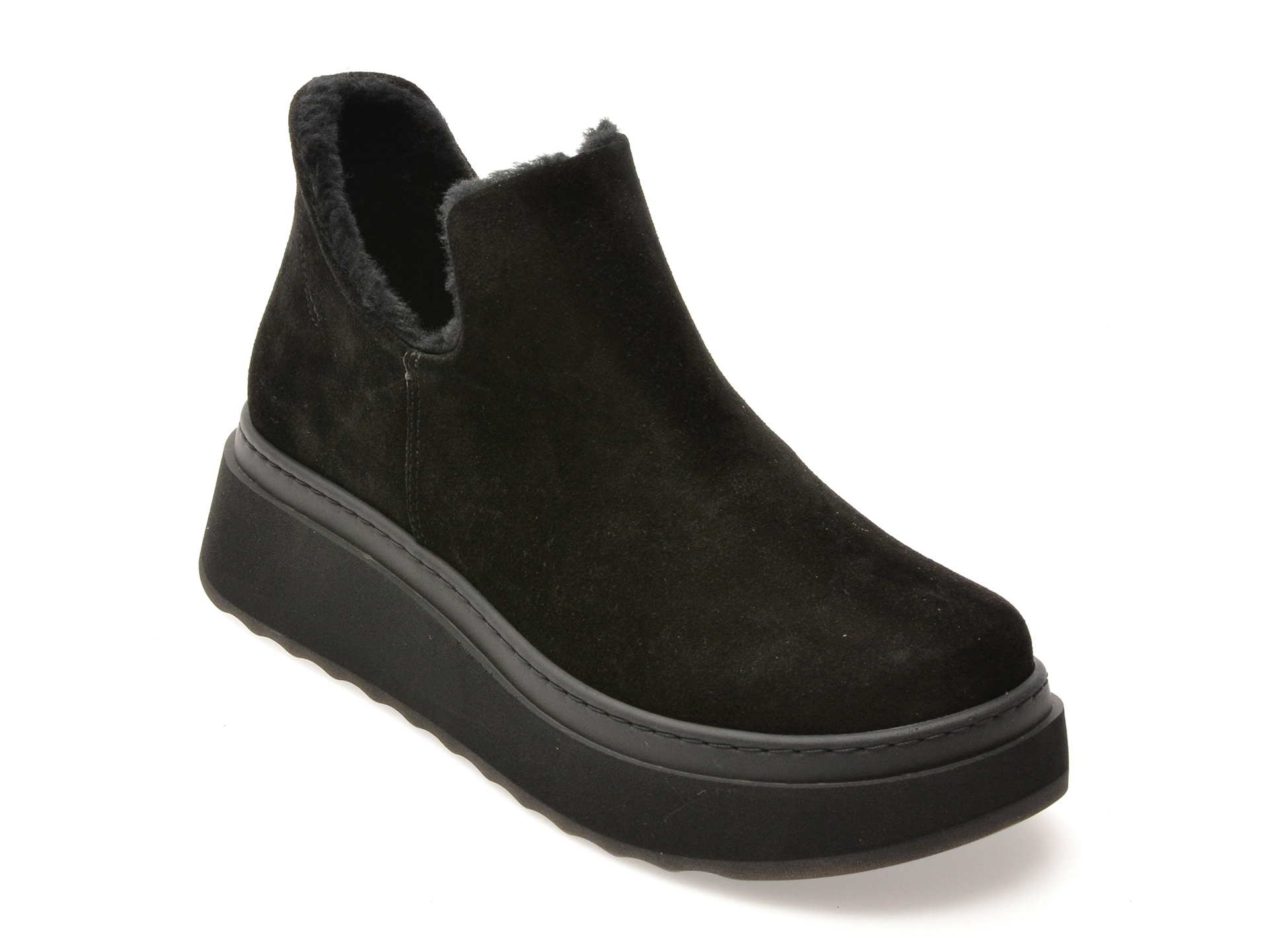 Ghete GRYXX Negre din Piele Intarsa - Stil Urban