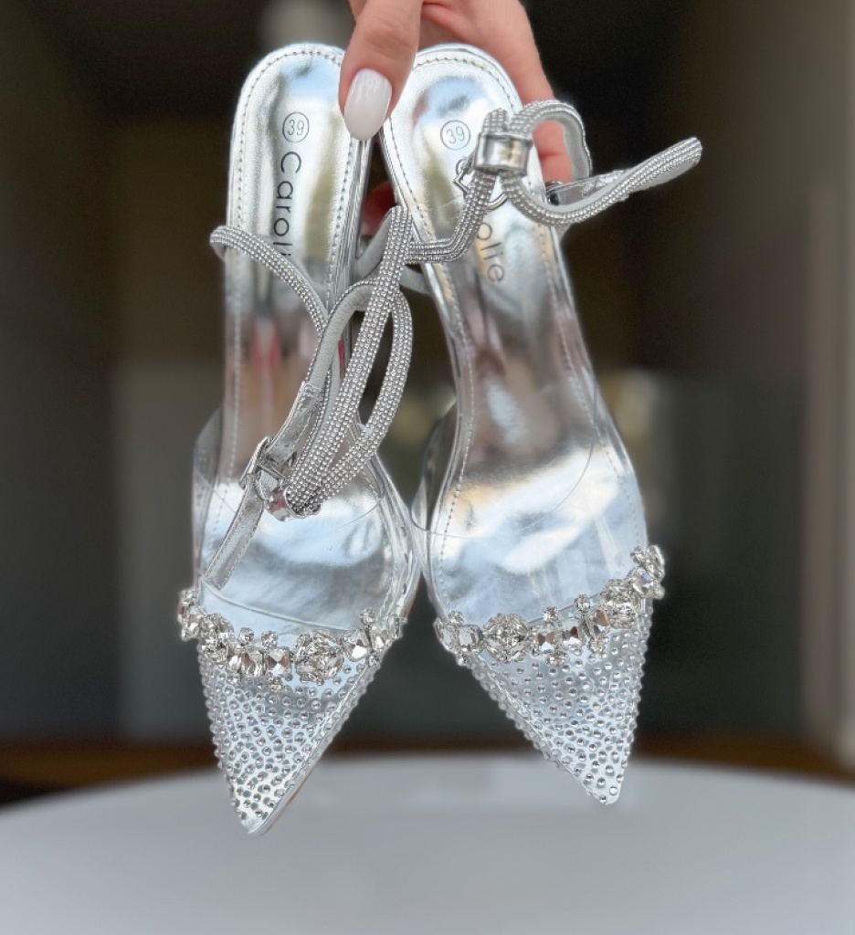 Pantofi Dama Lind Argintii - Eleganță și Stil - imagine 9