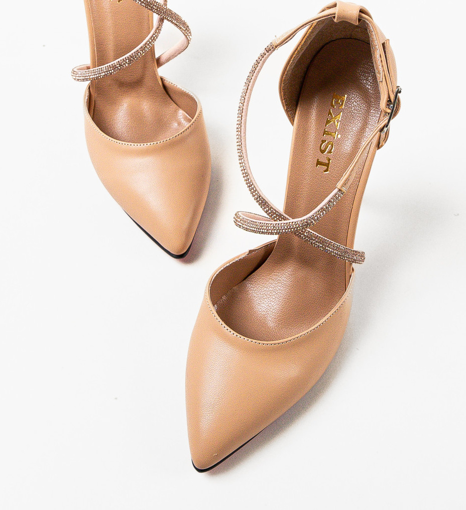 Pantofi cu Toc Onaza Nude | Eleganță și Confort - imagine 5