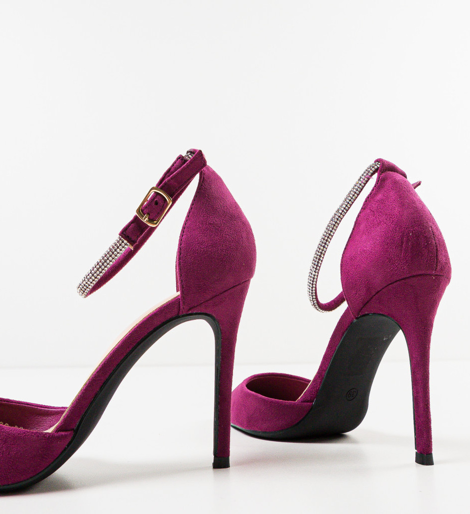 Pantofi cu Toc Lyvya Mov - Eleganță Asigurată - imagine 7