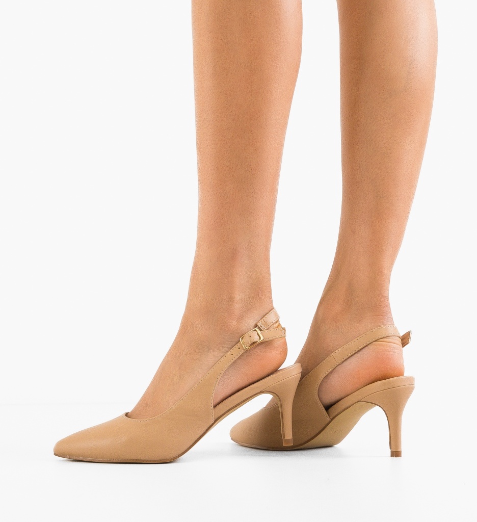 Pantofi dama Adele Bej | Eleganță și Stil - imagine 3