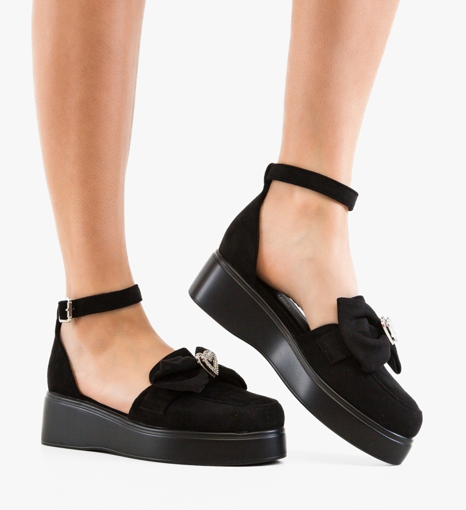 Pantofi Casual Lovly Negru - Confort & Stil Urban - imagine 5