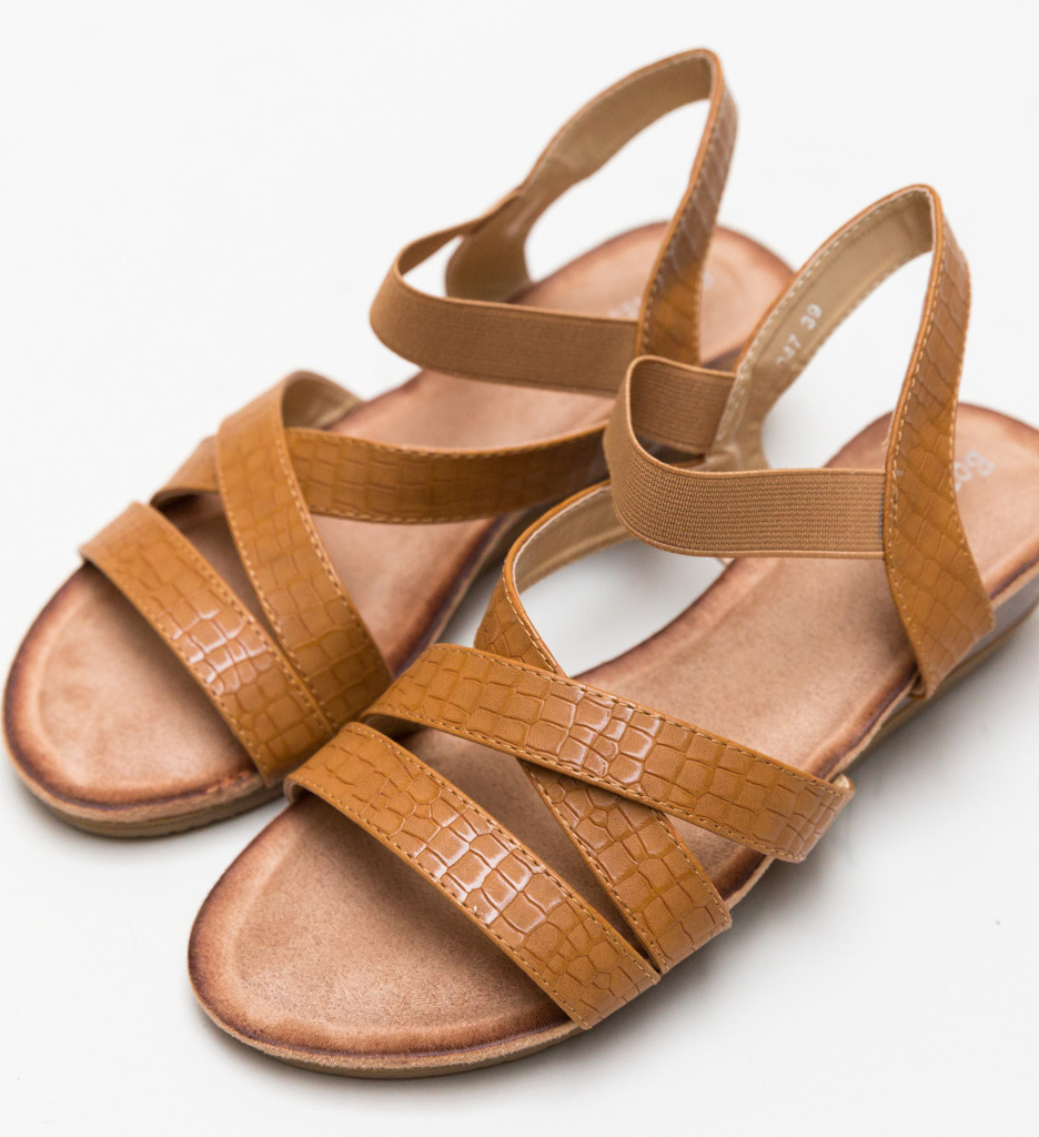 Sandale Reynal Camel | Eleganță și Confort - imagine 4