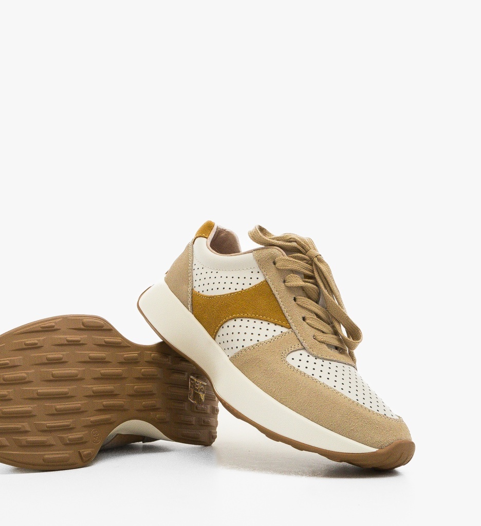 Sneakers Dama Namibe Bej | Confort Sport - imagine 2