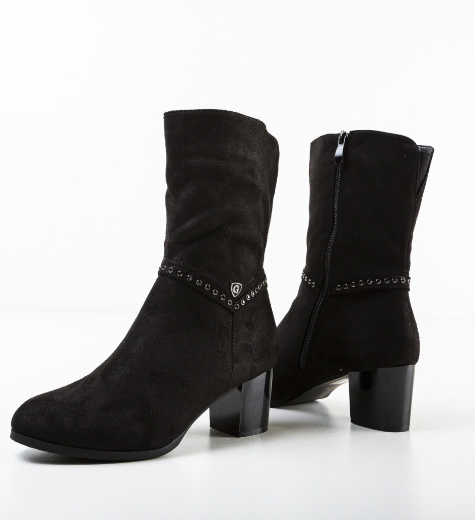 Botine Opresca Negre 2 Depurtat - Eleganță și Confort - imagine 6