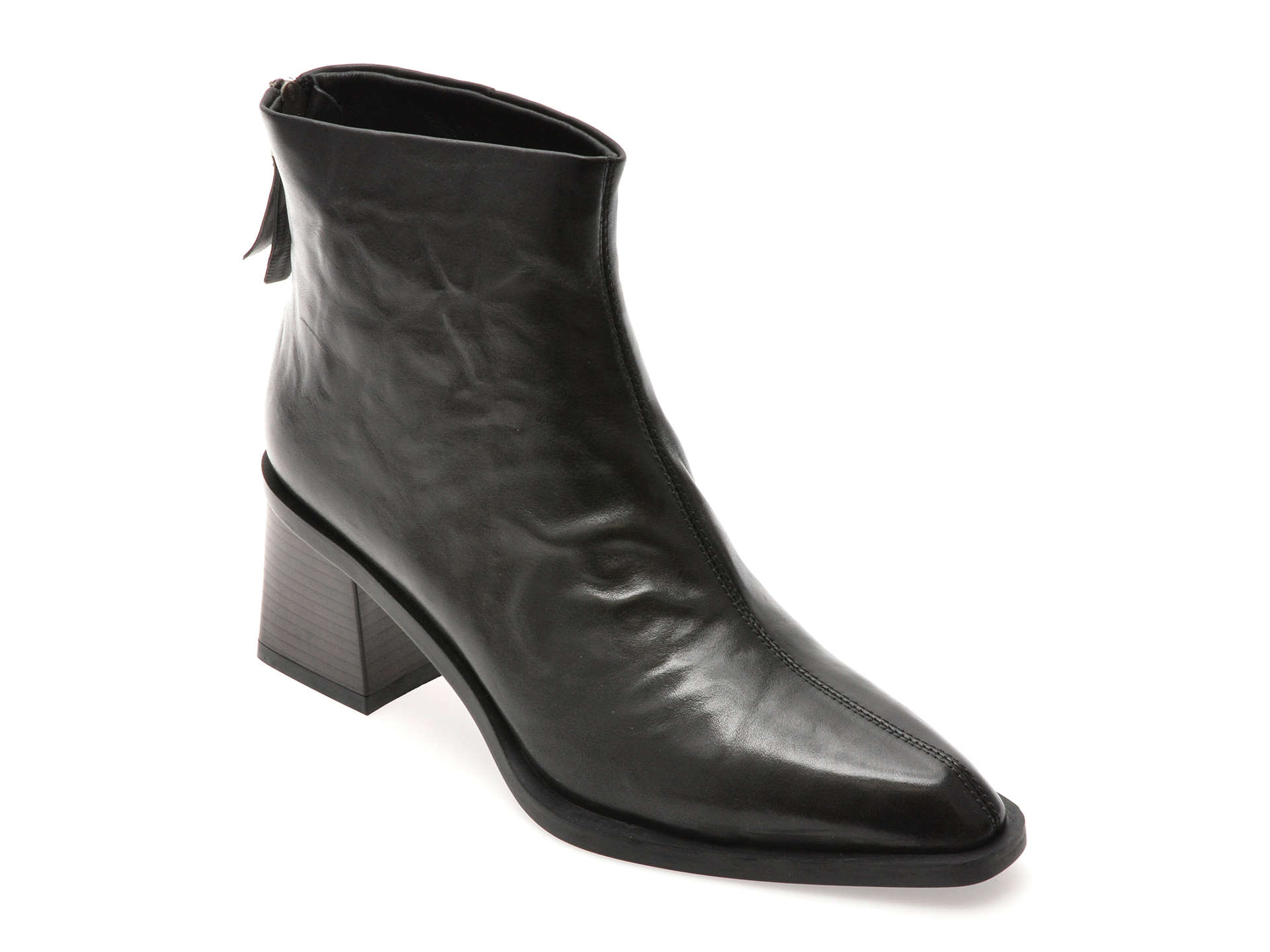 Botine EPICA Negre din Piele Naturală | Epica