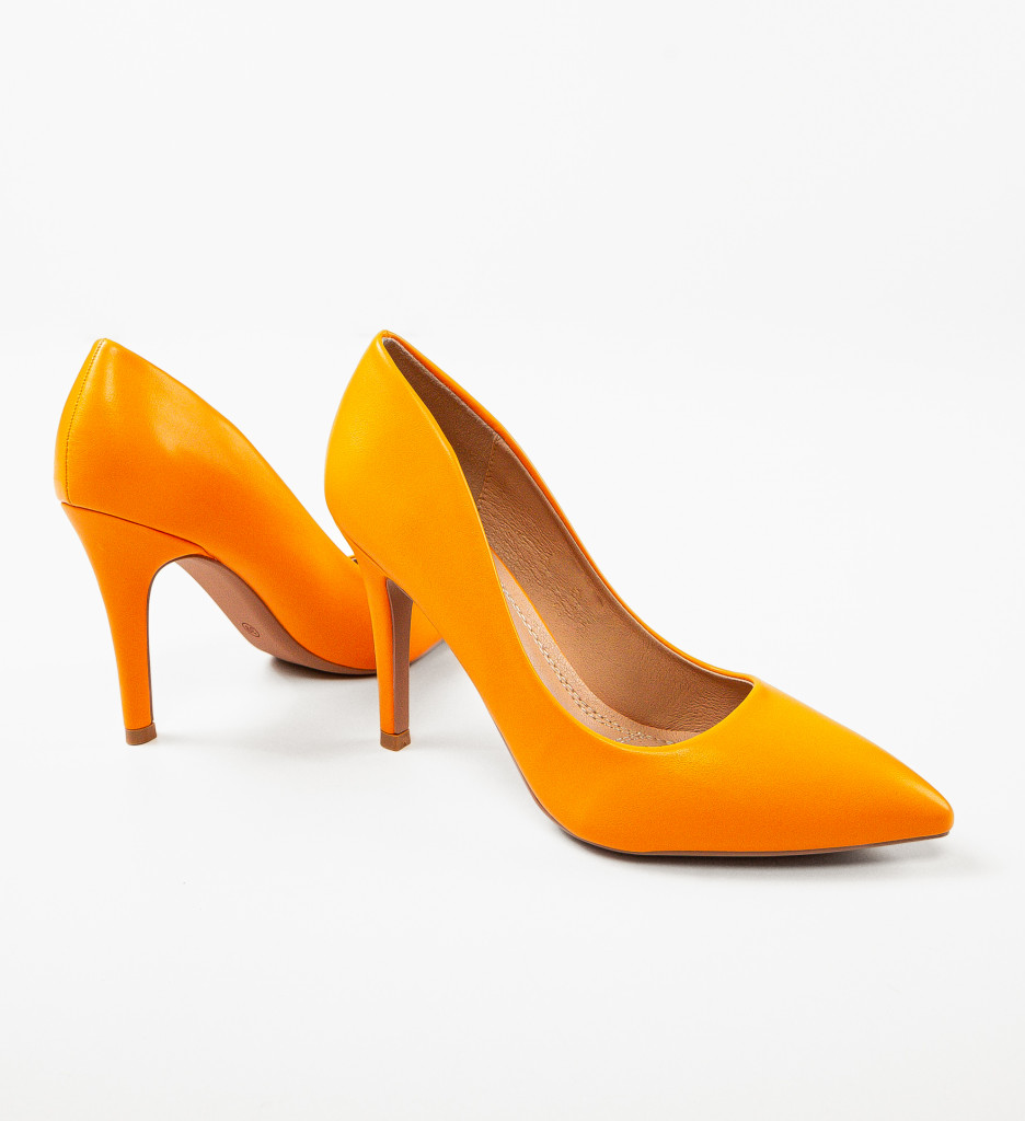 Pantofi Rajan Portocalii - Eleganță și Stil - imagine 8
