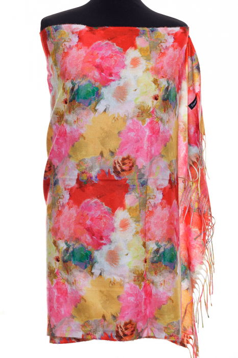 Eșarfă Casmir Shopika | Design Floral Elegant