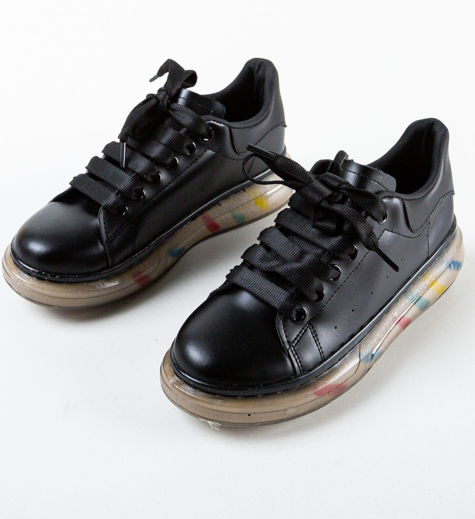 Sneakers Trauy Negri Dama - Confort Stilat - imagine 6