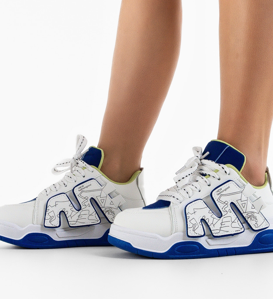 Sneakers Kamal Albastri - Confort și Stil Urban - imagine 3
