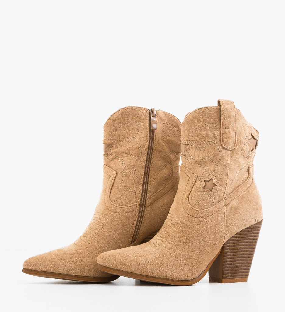 Botine Dama Vanna Khaki - Eleganță și Confort - imagine 4
