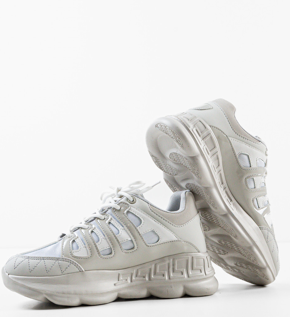 Sneakers Dama Edgar Gri - Confort și Stil - imagine 6