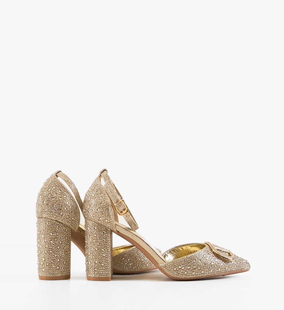 Pantofi Ayers Aurii | Eleganță și Stil Refinit - imagine 4