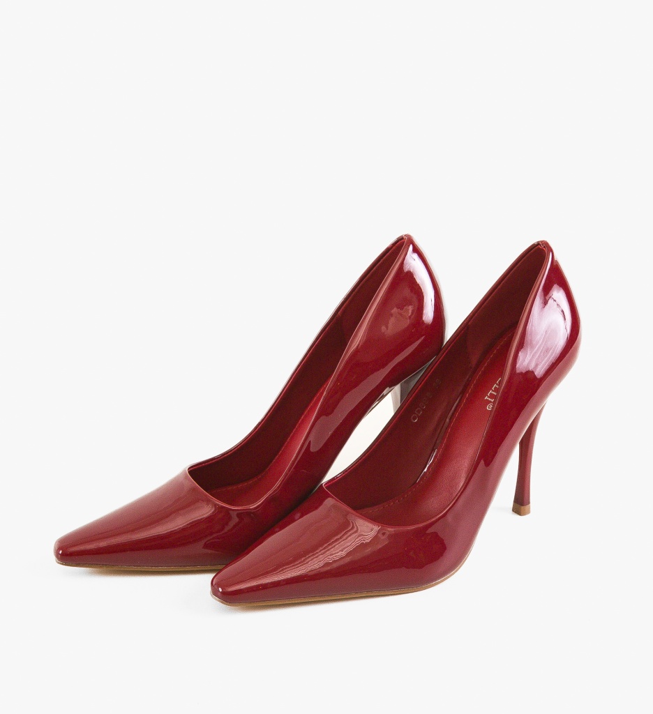 Pantofi Stiletto Jannine Rosii - Eleganță și Stil - imagine 5