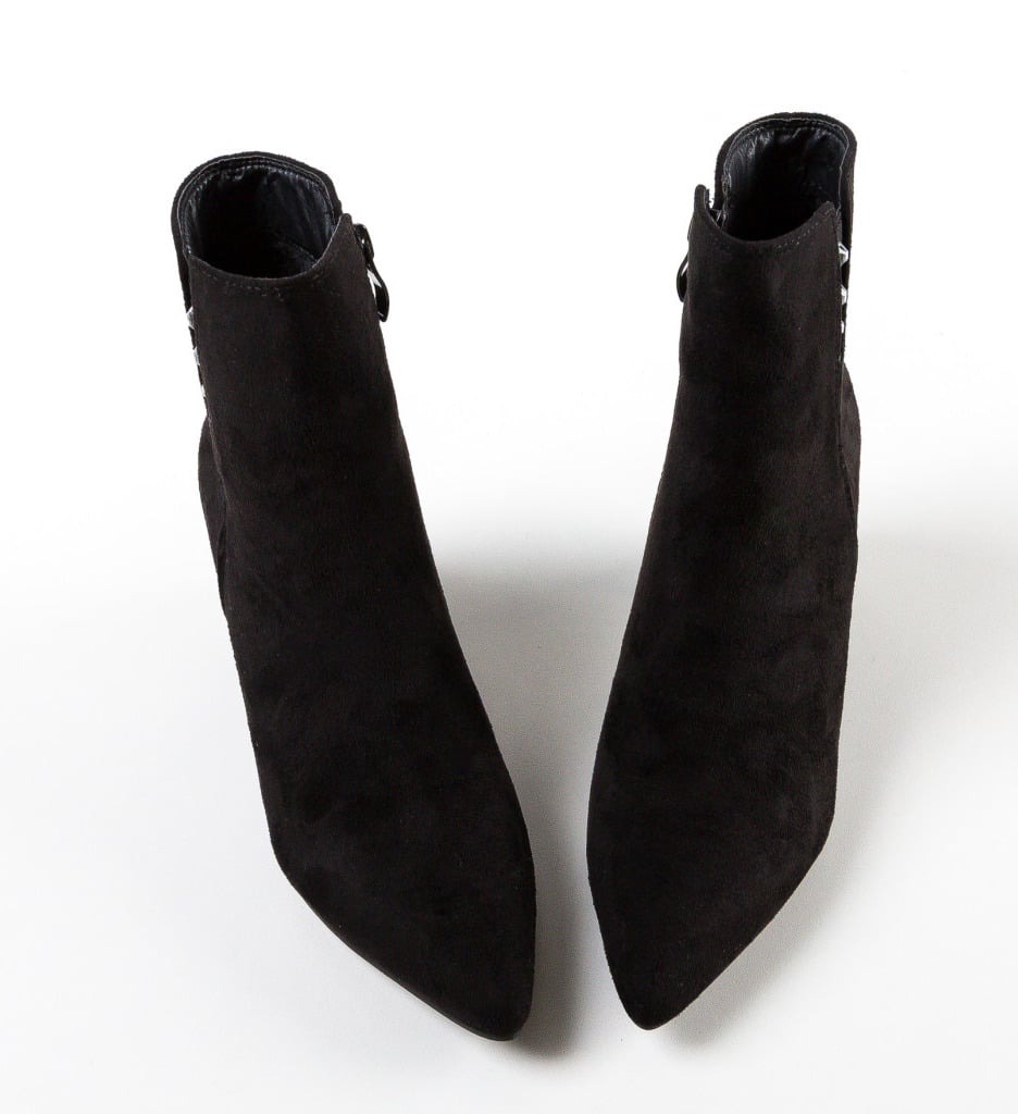 Botine Dama Rezaq Negre | Eleganță și Stil - imagine 14