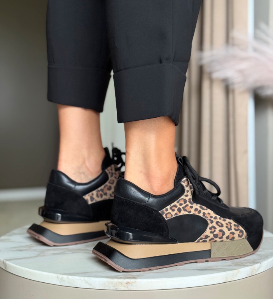 Sneakers Dama Klery Negri - Confort și Stil - imagine 4