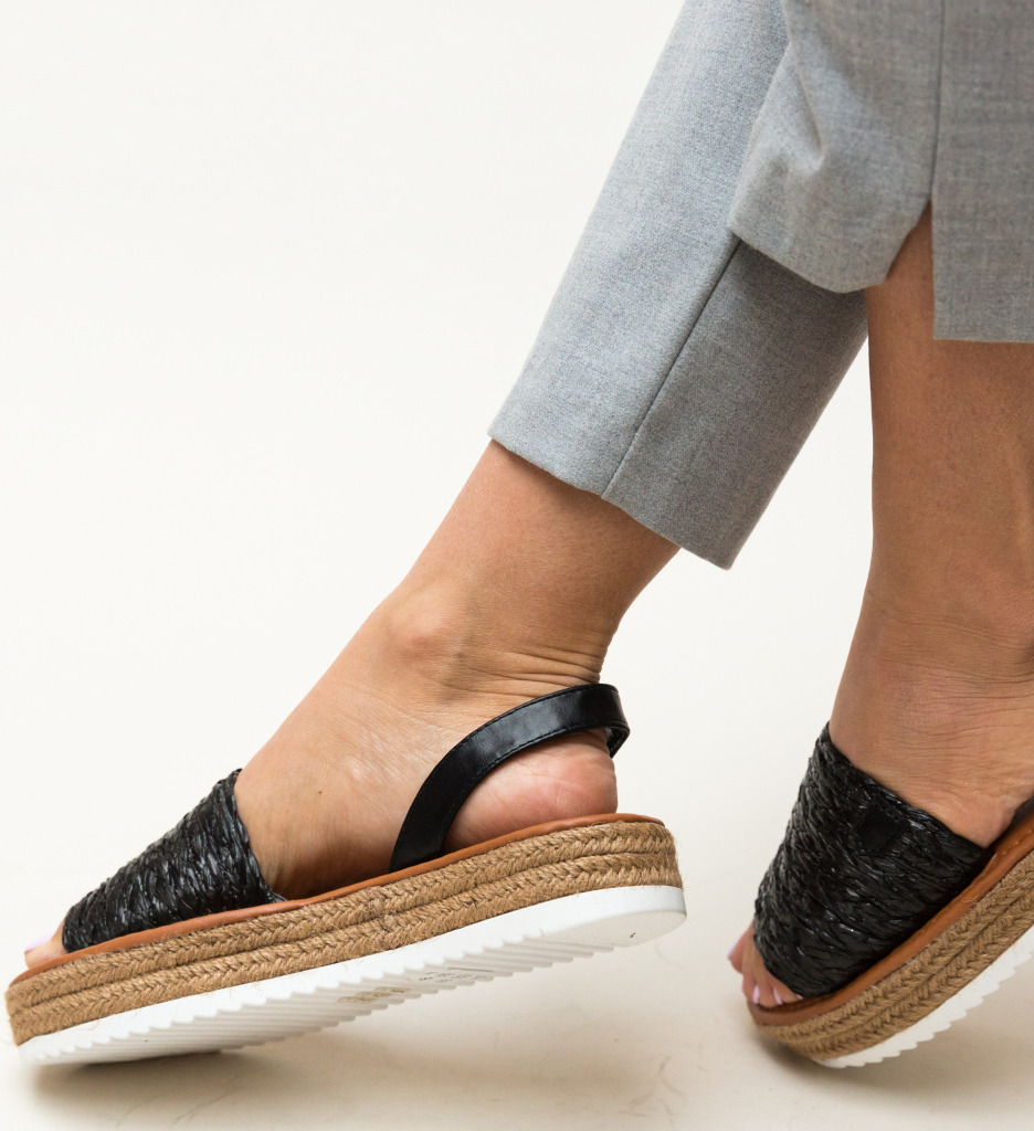 Sandale Gregos Negre | Stil și Confort Urban - imagine 4