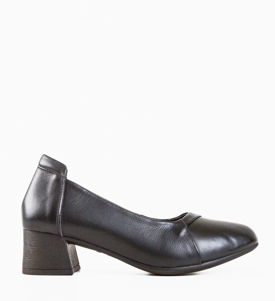 Pantofi cu Toc Hebba Negri | Eleganță și Stil - imagine 3