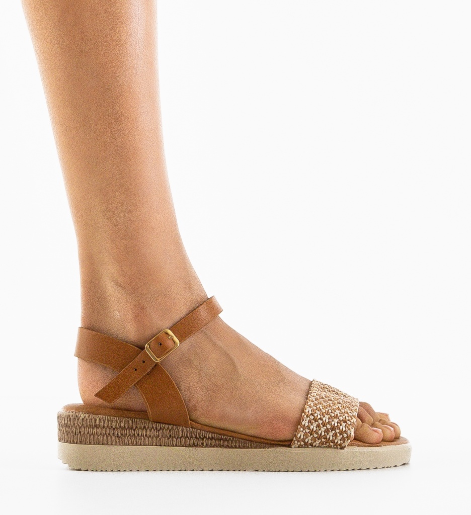 Sandale Rohesia Camel - Eleganță și Confort - imagine 4