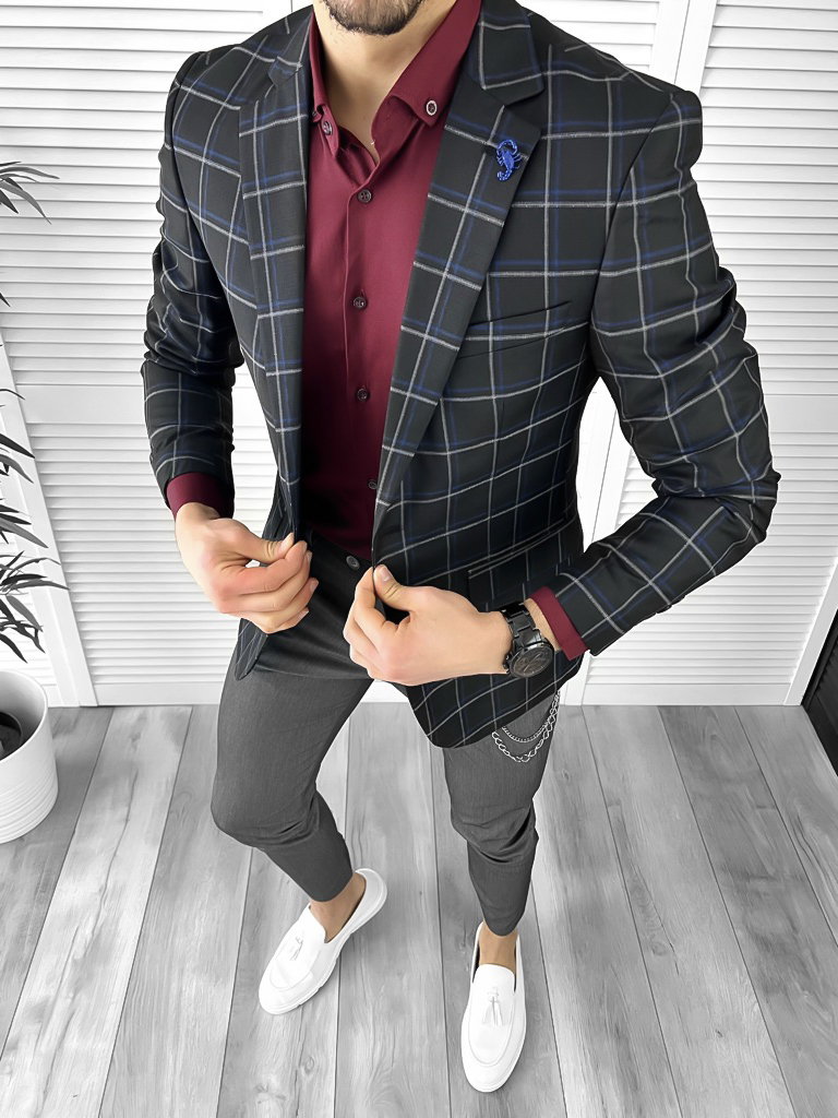 Sacou Barbati Slim Fit Elegant pentru Evenimente