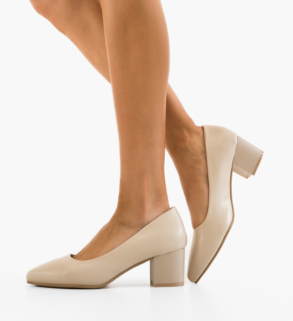 Pantofi Dama Perkins Bej | Eleganță și Confort - imagine 2